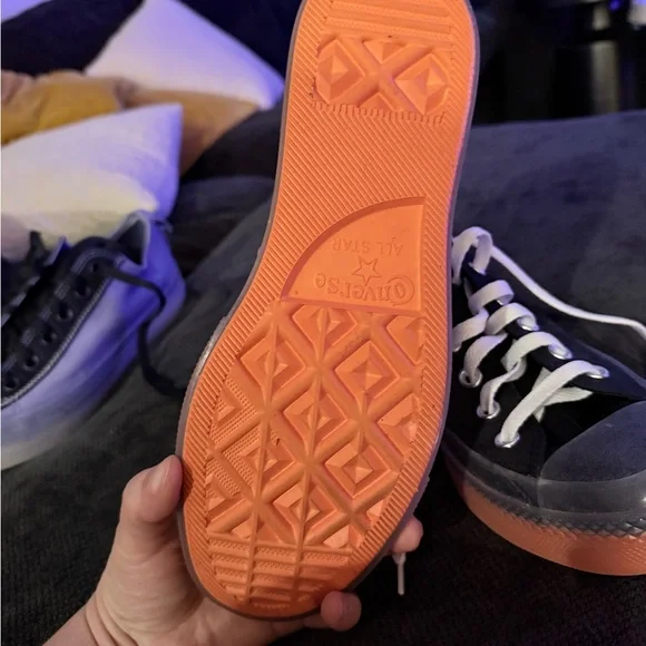 Converse Black and Gray Platform Shoes - Picture 3 of 3